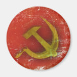 Magnet with Dirty Old Soviet Union Flag