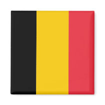 Magnet with Flag of Belgium