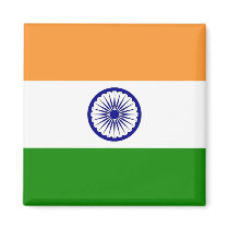 Magnet with Flag of India
