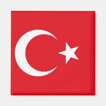 Magnet with Flag of Turkey