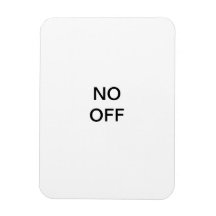 magnet with "ON  &  OFF"