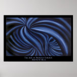 Magnetic Blue Poster