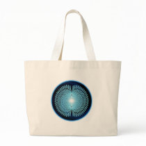 Magnetic Field Crop Circle Tote Bags