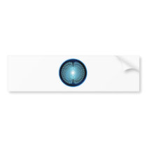Magnetic Field Crop Circle Bumper Sticker