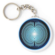Magnetic Field Crop Circle Keychain