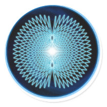 Magnetic Field Crop Circle Sticker