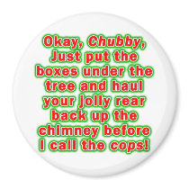 Magnets - Bad Chubby Santa