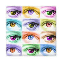Magnets - Pop Art Eyes