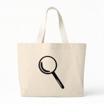Magnifying glass canvas bag