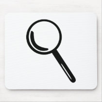 Magnifying glass mousepads