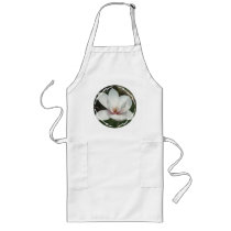 Magnolia Blossom Long Apron