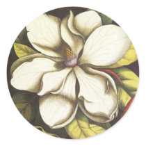 Magnolia Floral Sticker Envelope Seal