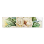 Magnolia Flower Watercolor Art - Multi Bumper Stickers
