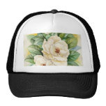 Magnolia Flower Watercolor Art - Multi Mesh Hats
