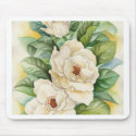 Magnolia Flower Watercolor Art - Multi mousepads