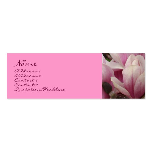 Magnolia Profile Card Business Card