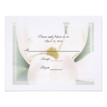 Magnolia R.S.V.P Wedding Invitations