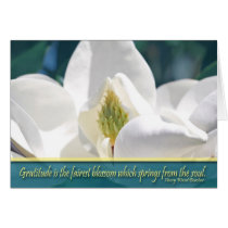 Magnolia Thank You Card