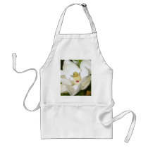 Magnolia White Apron