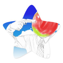 Magritte Star Stickers