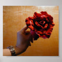 Magritte's Rose posters
