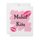 Mahal Kita - Filipino I love you invitations