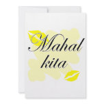 Mahal Kita - Filipino I love you invitations