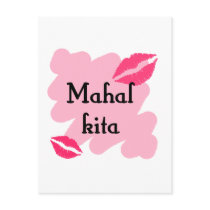 MAHAL KITA  - Tagalog I love you Post Cards