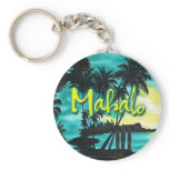 Mahalo Sunset Keychain