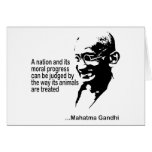 Mahatma Gandhi Animal Rights Cards