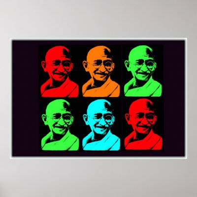 Mahatma Gandhi Collage Posters