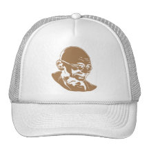 Mahatma Gandhi Portrait Hat
