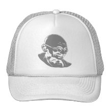 Mahatma Gandhi Portrait Hat