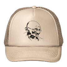 Mahatma Gandhi Portrait Hat