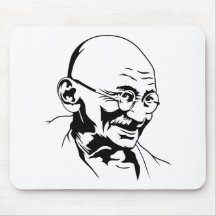 Mahatma Gandhi Portrait Mousepad