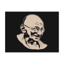 Mahatma Gandhi Portrait Postcard