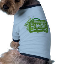Mahatma Gandhi Quote Pet T-shirt
