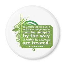 Mahatma Gandhi Quote Magnet