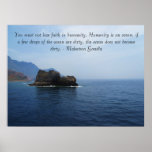 Mahatma Gandhi Spiritual Quote posters
