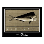 Mahi-Mahi Vintage Black & White Postcards