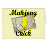 Mahjong Chick #2 Greeting Cards