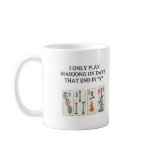 mahjong lover coffee mug