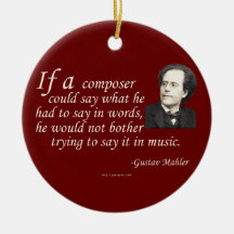 Mahler on Composing Christmas Tree Ornament
