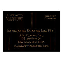 Mahogany Business Card Template