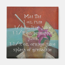 "Mai Tai " Magnet