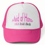 Maid Of Honour (AKA Bride's Bitch Pink) hats