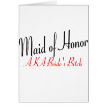 Maid Of Honour (AKA Bride's Bitch Red)