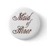 Maid of Honour Classy Browns buttons