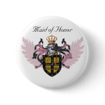 Maid of Honour Crest - Button