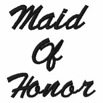 Maid Of Honour Embroidered Shirt